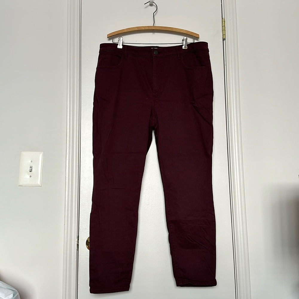 Loft Maroon Pants